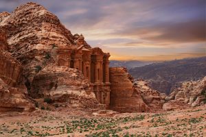 petra, ad deir, nature, world heritage, sand stone, antique, historically, archaeology, monument, culture, ad dayr, history, stones, sky, tourism, travel, vacations, middle east, jordan